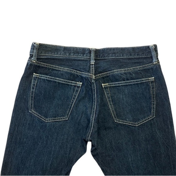 Uniqlo Regular Fit Denim Jean Pants, Dark‎ Blue, Size 34 - Picture 9 of 13
